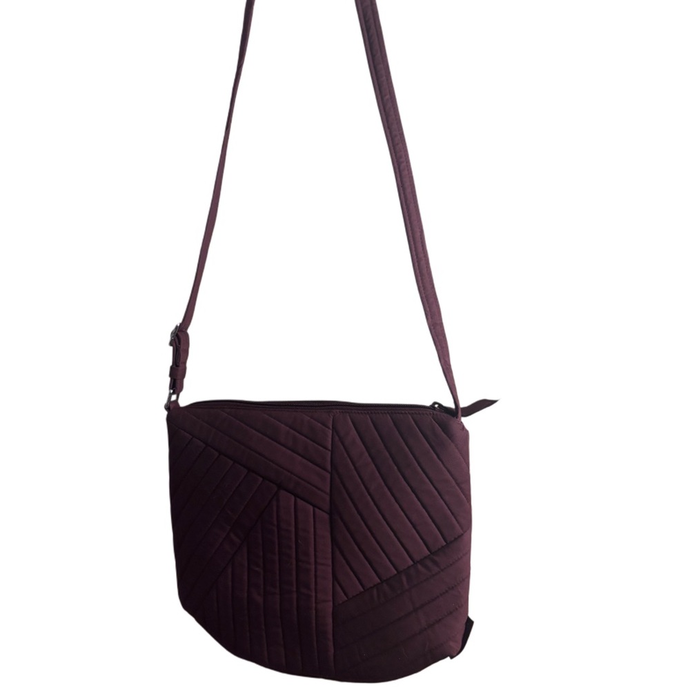 Vera Bradley Deep Purple Quilted Crossbody Bag